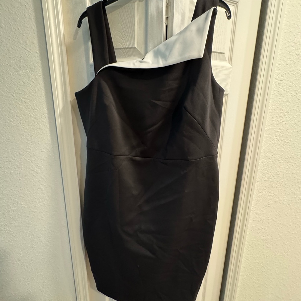 dressbarn Black and White Mini Dress